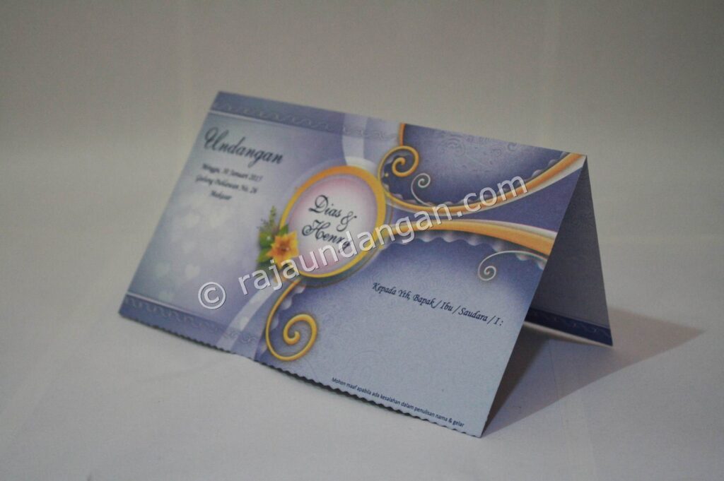 Undangan Pernikahan Softcover Dias dan Henry Undangan Pernikahan Softcover Dias dan Henry