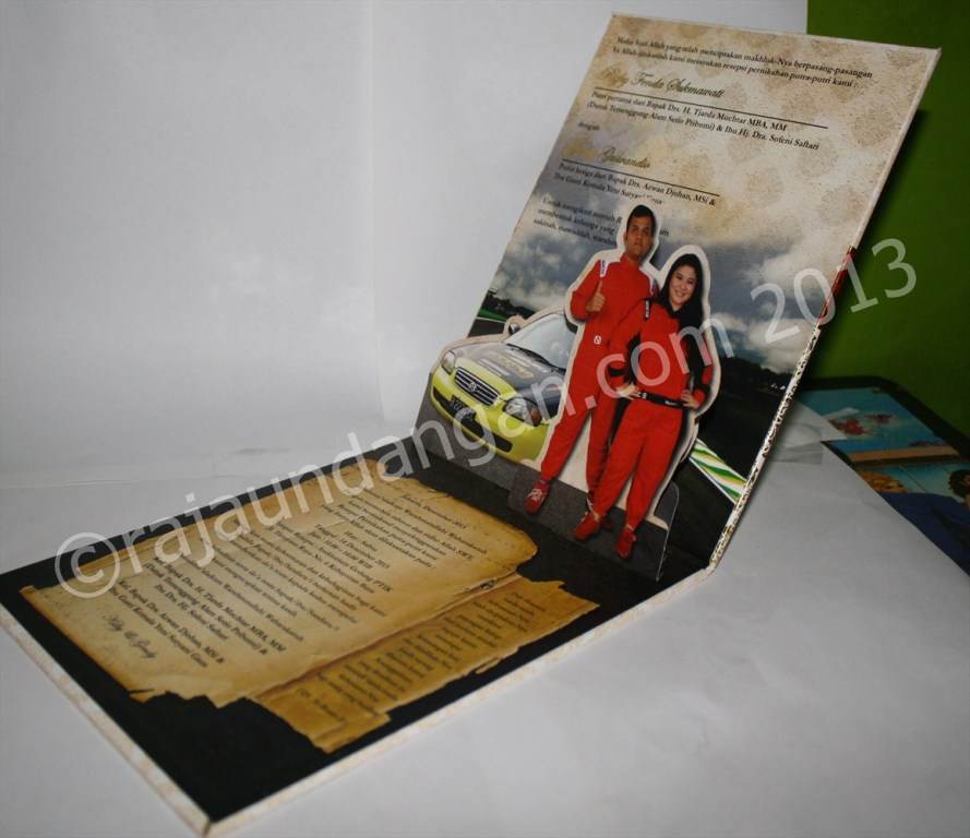 Undangan Pernikahan Pop Up Hardcover Kiky dan Gendy Undangan Pernikahan Pop Up Hardcover Kiky dan Gendy