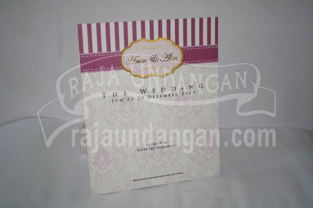 Undangan Pernikahan Softcover Arum dan Alim (EDC 51) Undangan Pernikahan Softcover Arum dan Alim (EDC 51)