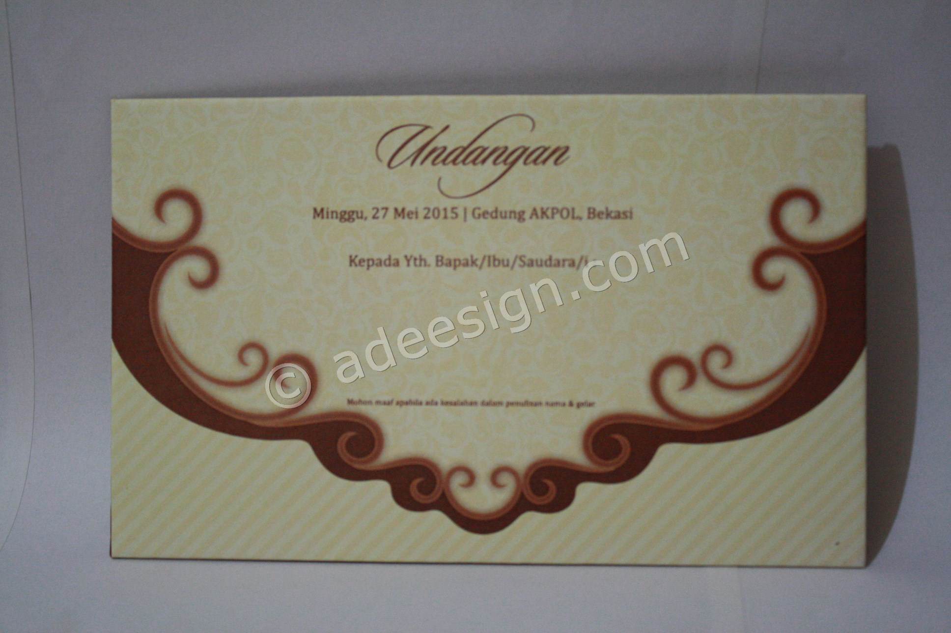 Undangan Pernikahan Semi Hardcover Gita dan Gilang