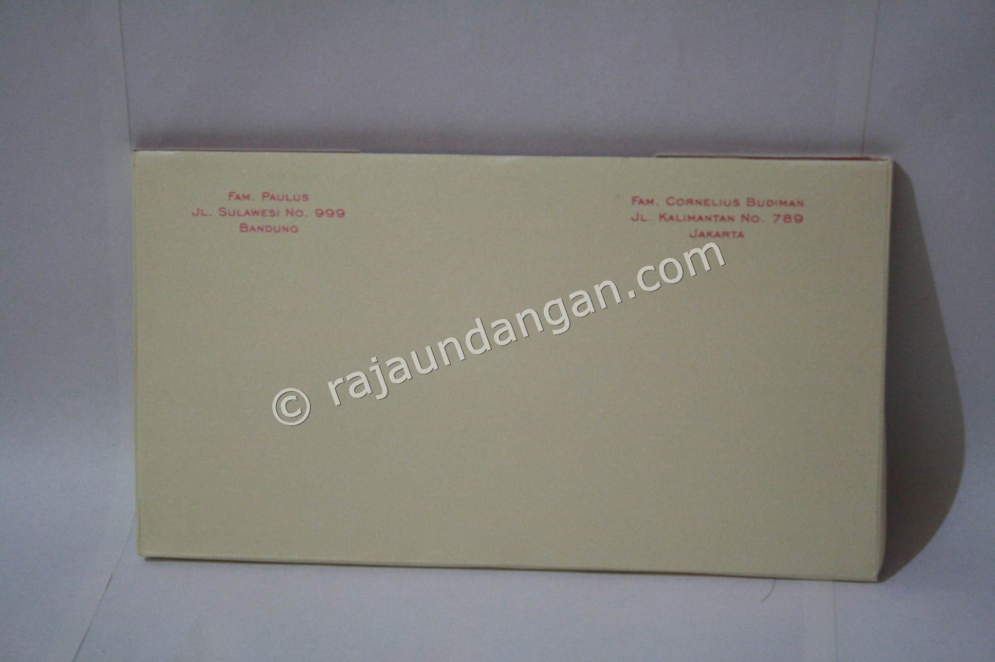 Undangan Pernikahan Hardcover Chandra dan Lenny