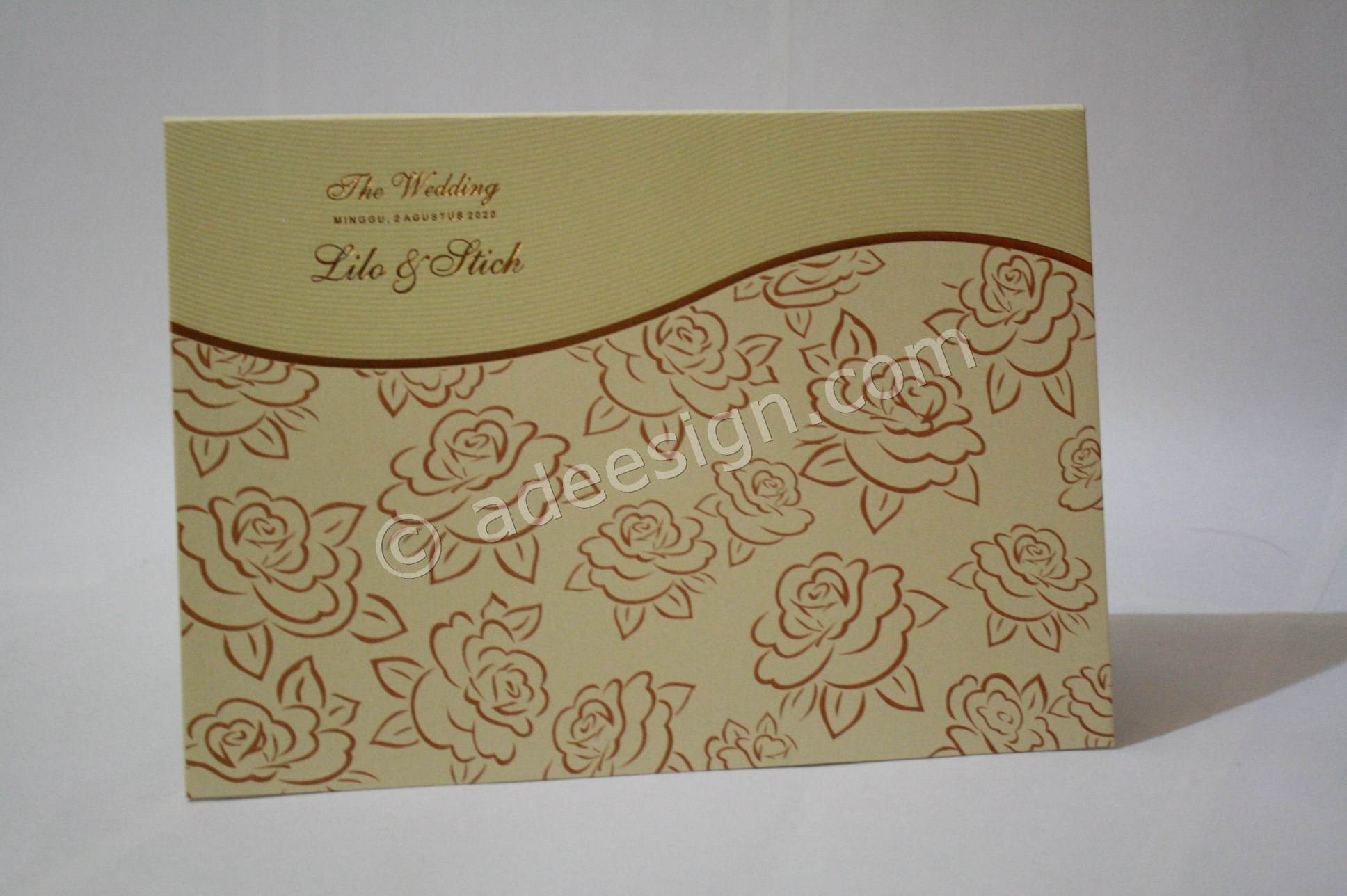 Undangan Pernikahan Hardcover Lilo dan Stich
