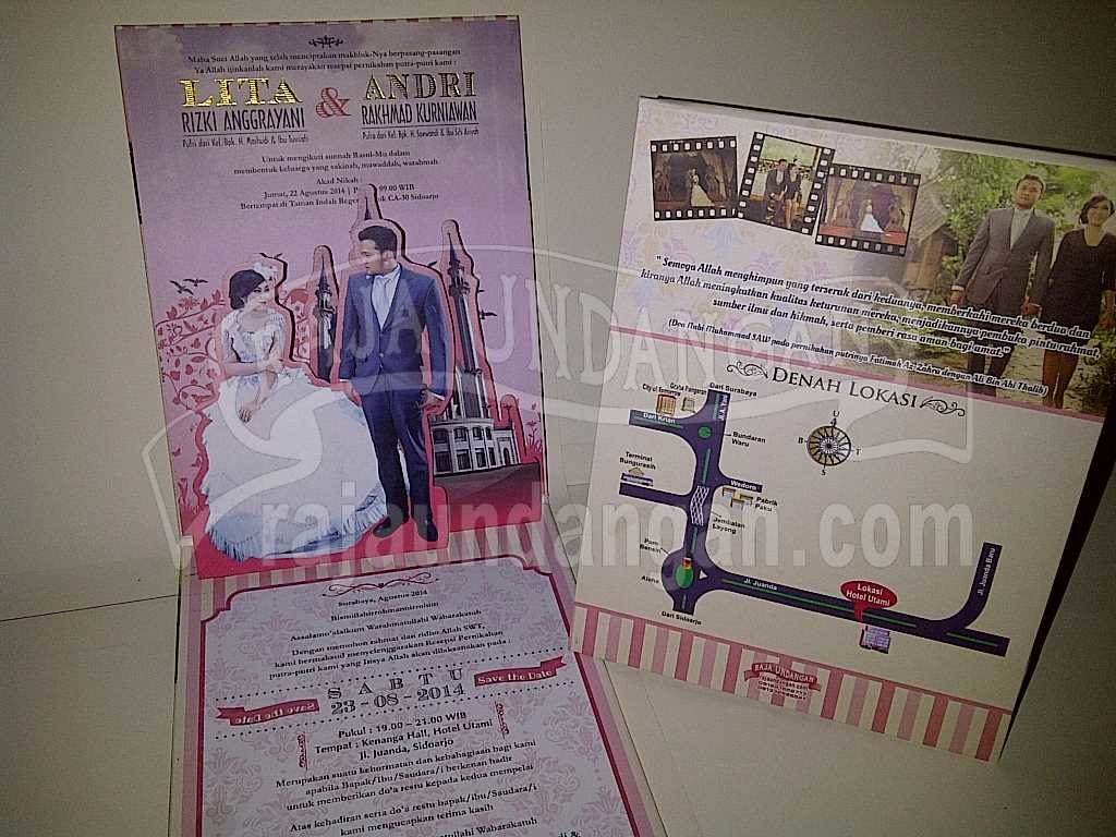 IMG 20140825 00155 1024x768 - Undangan Pernikahan Pop Up 3D Lita dan Andri (EDC 89)