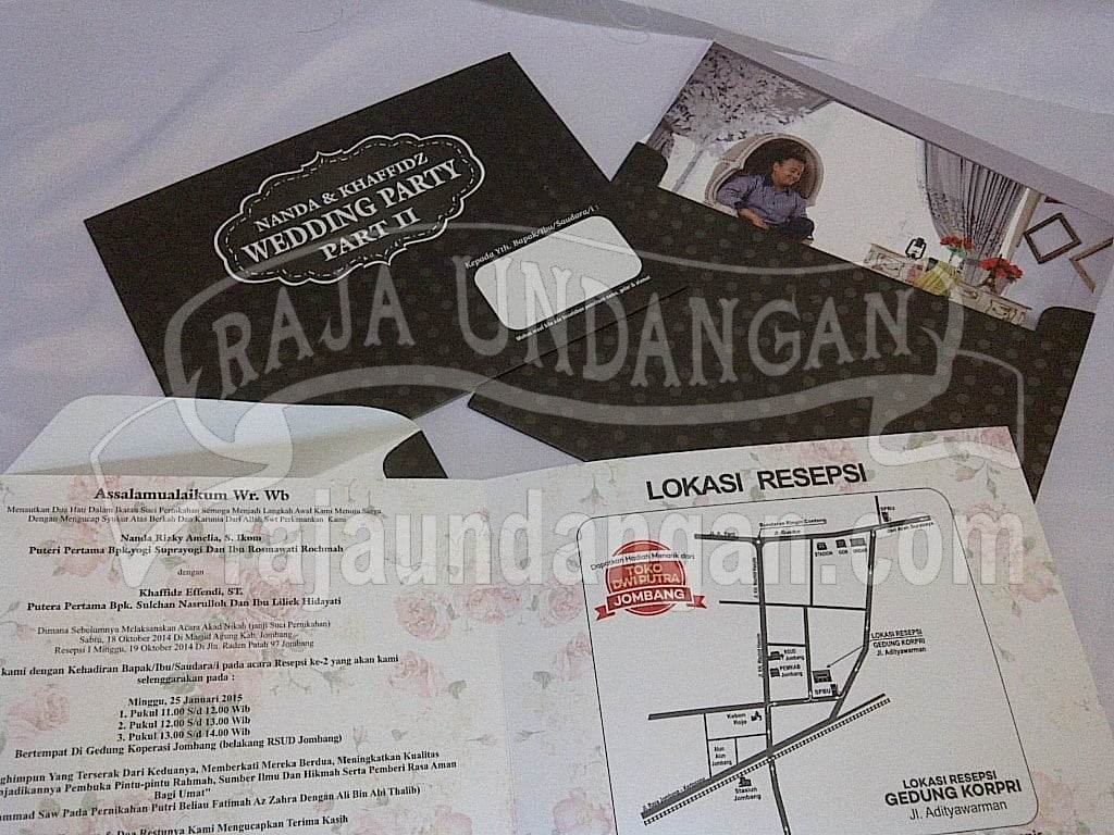 Undangan Pernikahan Softcover Simple Pakai Amplop Nanda 